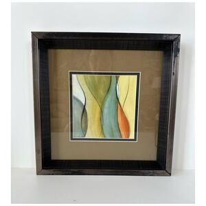 Framed Art "Coalescence I" by Lanie Loreth 11 inch x 11 inch, double mat
